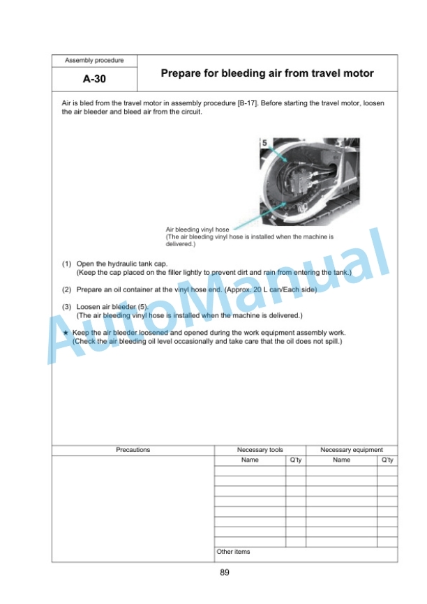 Komatsu PC1250-11, PC1250-11E0, PC1250LC-11, PC1250LC-11E0, PC1250SP-11, PC1250SP-11E0 Hydraulic Excavator Field Assembly Instruction GEN00203-02 3 Komatsu PC1250-11, PC1250-11E0, PC1250LC-11, PC1250LC-11E0, PC1250SP-11, PC1250SP-11E0 Hydraulic Excavator Field Assembly Instruction GEN00203-02 - Image 3