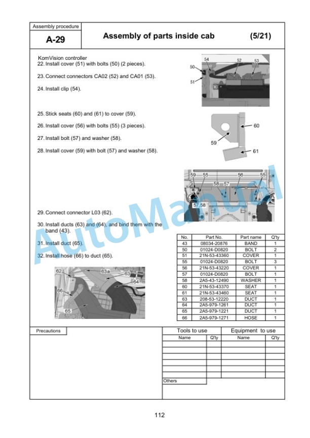 Komatsu PC1250-11, PC1250-11E0, PC1250LC-11, PC1250LC-11E0, PC1250SP-11, PC1250SP-11E0 Hydraulic Excavator Field Assembly Instruction GEN00203-08 3 Komatsu PC1250-11, PC1250-11E0, PC1250LC-11, PC1250LC-11E0, PC1250SP-11, PC1250SP-11E0 Hydraulic Excavator Field Assembly Instruction GEN00203-08 - Image 3