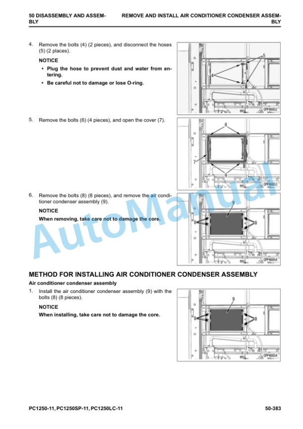 Komatsu PC1250-11, PC1250LC-11, PC1250SP-11 Hydraulic Excavator Shop Manual SEN06624-04 5 Komatsu PC1250-11, PC1250LC-11, PC1250SP-11 Hydraulic Excavator Shop Manual SEN06624-04 - Image 5