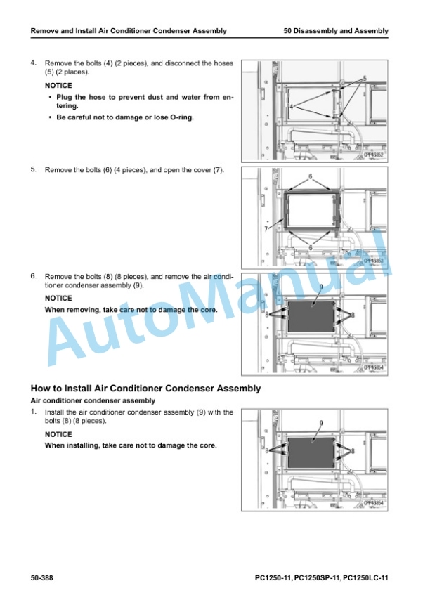 Komatsu PC1250-11, PC1250LC-11, PC1250SP-11 Hydraulic Excavator Shop Manual SEN06624-13 5 Komatsu PC1250-11, PC1250LC-11, PC1250SP-11 Hydraulic Excavator Shop Manual SEN06624-13 - Image 5