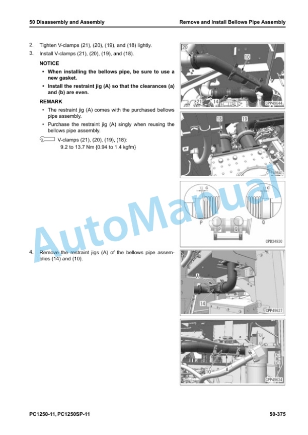 Komatsu PC1250-11, PC1250SP-11 Hydraulic Excavator Shop Manual SEN06657-10 5 Komatsu PC1250-11, PC1250SP-11 Hydraulic Excavator Shop Manual SEN06657-10 - Image 5