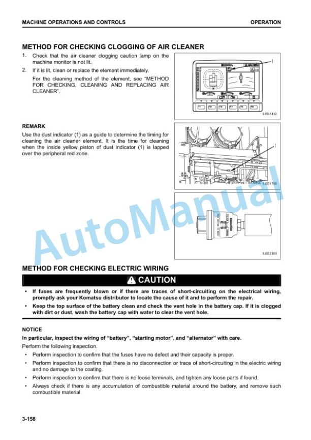 Komatsu PC1250-11E0, PC1250SP-11E0 Hydraulic Excavator Operation and Maintenance Manual EENAM03930 3 Komatsu PC1250-11E0, PC1250SP-11E0 Hydraulic Excavator Operation and Maintenance Manual EENAM03930 - Image 3