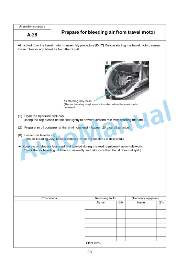 Komatsu PC1250-11R, PC1250SP-11R Hydraulic Excavator Field Assembly Manual GEN00217-01 3 Komatsu PC1250-11R, PC1250SP-11R Hydraulic Excavator Field Assembly Manual GEN00217-01 - Image 3