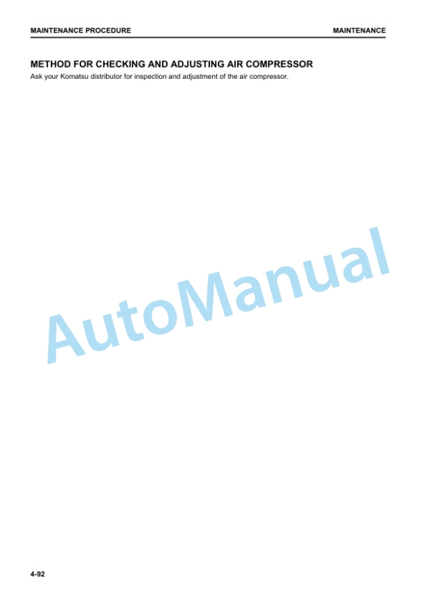 Komatsu PC1250-11R, PC1250SP-11R Hydraulic Excavator Operation and Maintenance Manual PEN01457-03 5 Komatsu PC1250-11R, PC1250SP-11R Hydraulic Excavator Operation and Maintenance Manual PEN01457-03 - Image 5
