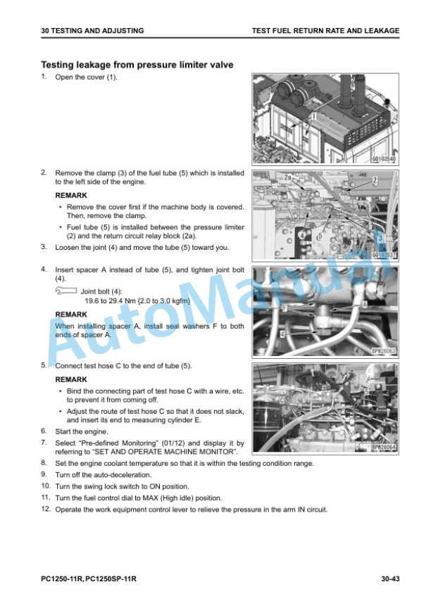 Komatsu PC1250-11R, PC1250SP-11R Hydraulic Excavator Shop Manual SEN06824-01 2 Komatsu PC1250-11R, PC1250SP-11R Hydraulic Excavator Shop Manual SEN06824-01 - Image 2