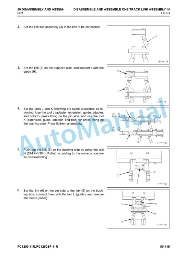 Komatsu PC1250-11R, PC1250SP-11R Hydraulic Excavator Shop Manual SEN06824-02 5 Komatsu PC1250-11R, PC1250SP-11R Hydraulic Excavator Shop Manual SEN06824-02 - Image 5