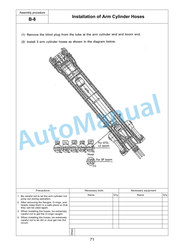 Komatsu PC1250-7, PC1250LC-7, PC1250SP-7 Hydraulic Excavator Field Assembly Instruction GEN00015-03 3 Komatsu PC1250-7, PC1250LC-7, PC1250SP-7 Hydraulic Excavator Field Assembly Instruction GEN00015-03 - Image 3