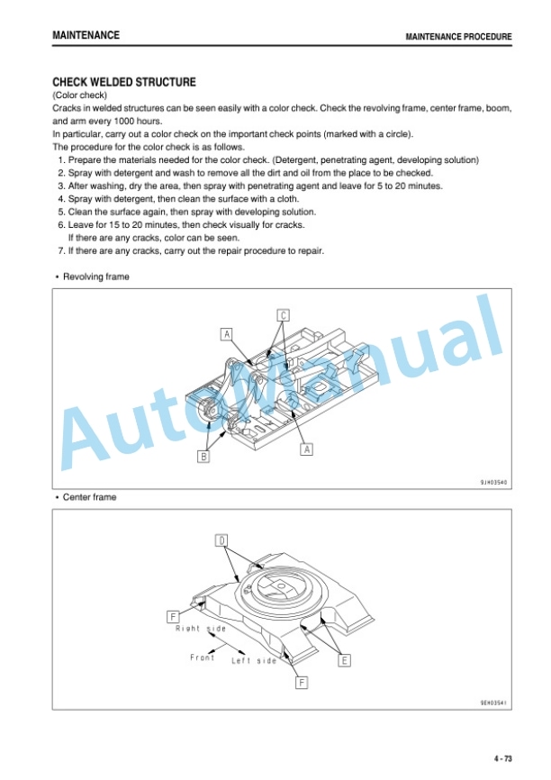 Komatsu PC1250-7, PC1250SP-7 Hydraulic Excavator Operation and Maintenance Manual PEN00296-04 5 Komatsu PC1250-7, PC1250SP-7 Hydraulic Excavator Operation and Maintenance Manual PEN00296-04 - Image 5