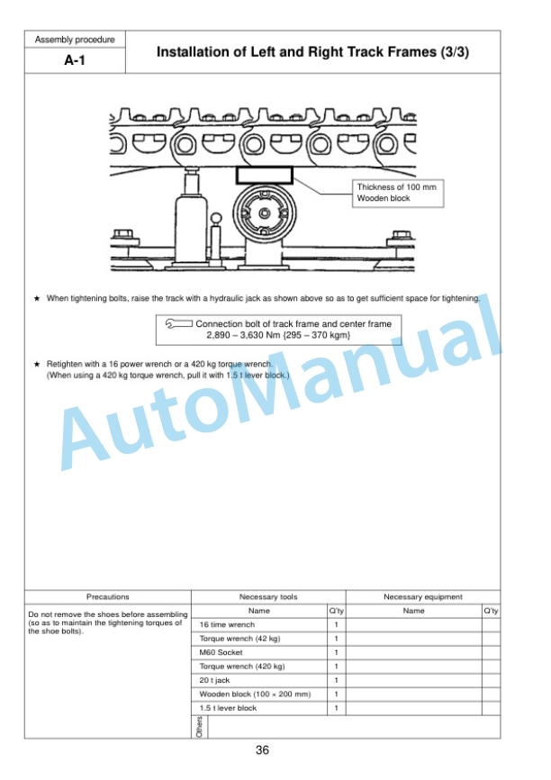 Komatsu PC1250-8, PC1250LC-8, PC1250SP-8 Hydraulic Excavator Field Assembly Instruction GEN00055-08 2 Komatsu PC1250-8, PC1250LC-8, PC1250SP-8 Hydraulic Excavator Field Assembly Instruction GEN00055-08 - Image 2