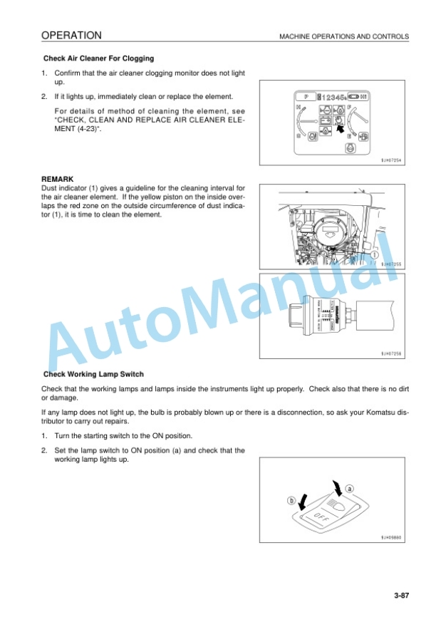 Komatsu PC1250-8, PC1250LC-8, PC1250SP-8 Hydraulic Excavator Operation and Maintenance Manual EEAM030100 3 Komatsu PC1250-8, PC1250LC-8, PC1250SP-8 Hydraulic Excavator Operation and Maintenance Manual EEAM030100 - Image 3