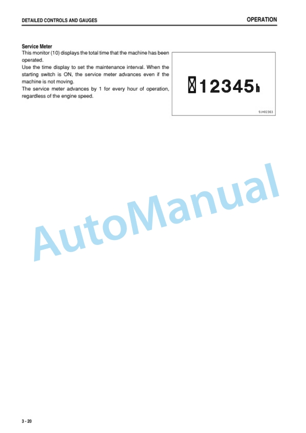 Komatsu PC1250-8, PC1250LC-8, PC1250SP-8 Hydraulic Excavator Operation and Maintenance Manual TEN00932-05-2