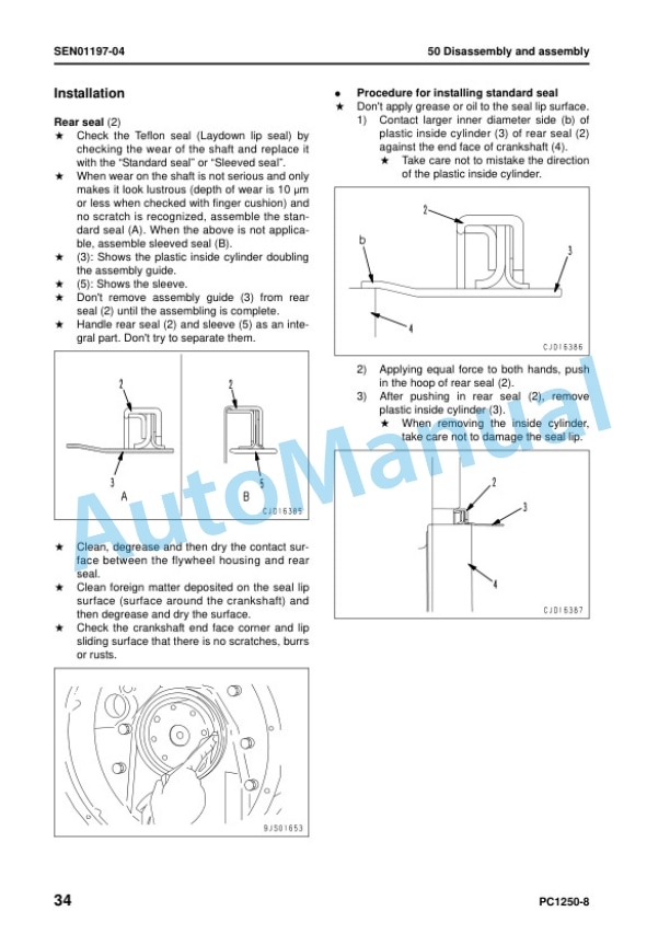 Komatsu PC1250-8, PC1250LC-8, PC1250SP-8 Hydraulic Excavator Shop Manual SEN00889-27 5 Komatsu PC1250-8, PC1250LC-8, PC1250SP-8 Hydraulic Excavator Shop Manual SEN00889-27 - Image 5