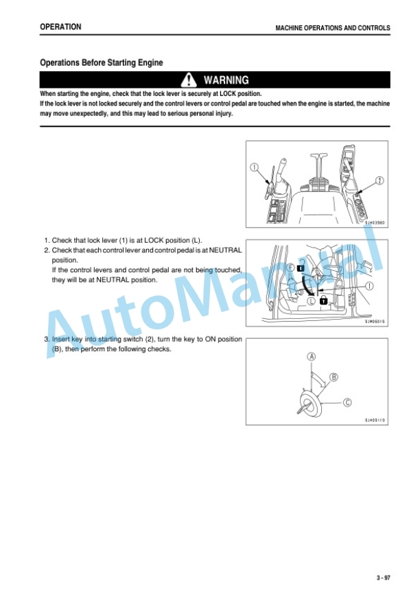 Komatsu PC1250-8R Hydraulic Excavator Operation and Maintenance Manual LEAMP128R1 3 Komatsu PC1250-8R Hydraulic Excavator Operation and Maintenance Manual LEAMP128R1 - Image 3
