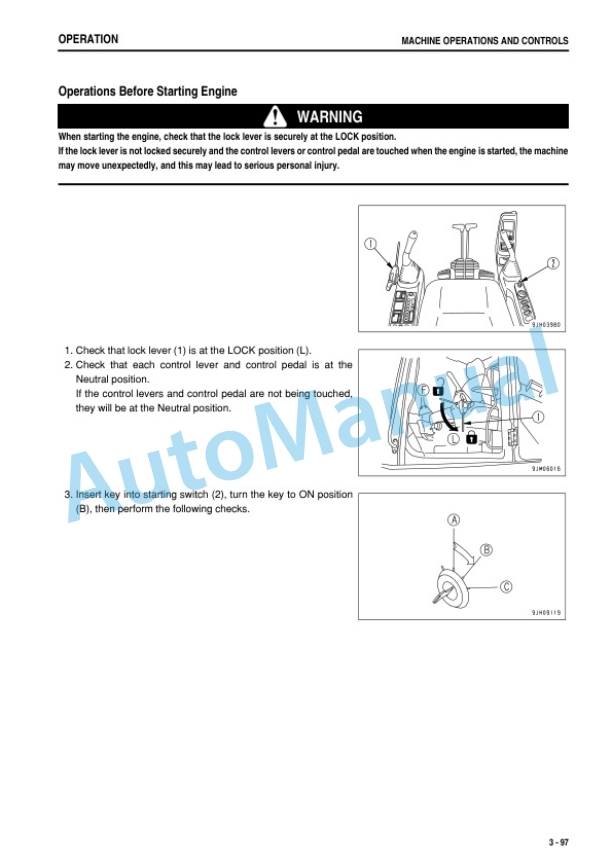 Komatsu PC1250-8R, PC1250SP-8R Hydraulic Excavator Operation and Maintenance Manual PEN00226-04 3 Komatsu PC1250-8R, PC1250SP-8R Hydraulic Excavator Operation and Maintenance Manual PEN00226-04 - Image 3