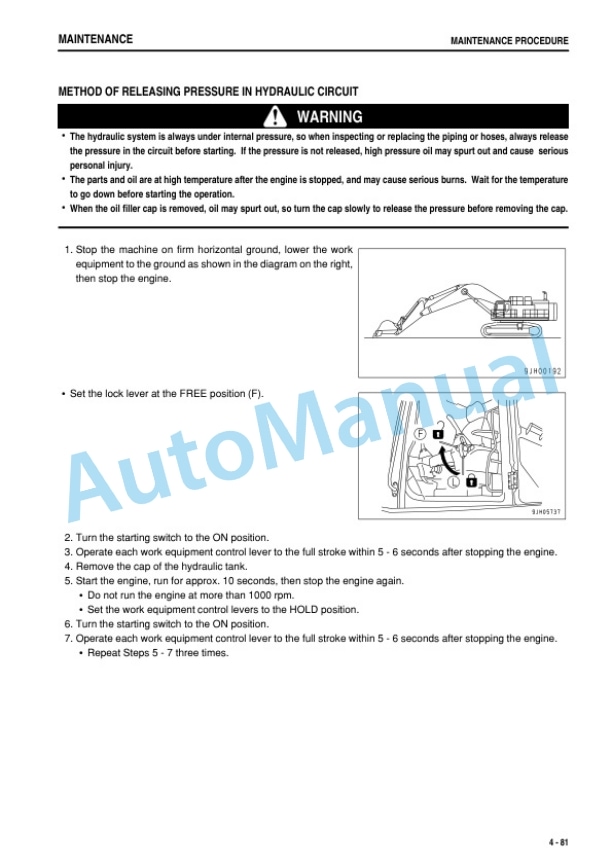 Komatsu PC1250-8R, PC1250SP-8R Hydraulic Excavator Operation and Maintenance Manual TEN00363-01 5 Komatsu PC1250-8R, PC1250SP-8R Hydraulic Excavator Operation and Maintenance Manual TEN00363-01 - Image 5