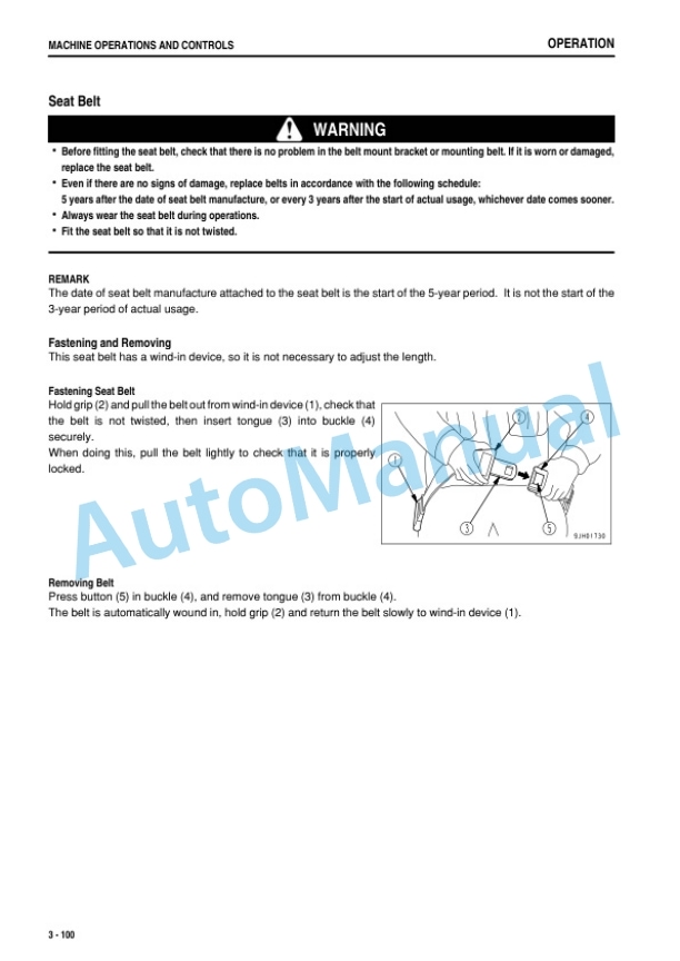 Komatsu PC1250-8R, PC1250SP-8R Hydraulic Excavator Operation and Maintenance Manual TEN00505-05 3 Komatsu PC1250-8R, PC1250SP-8R Hydraulic Excavator Operation and Maintenance Manual TEN00505-05 - Image 3