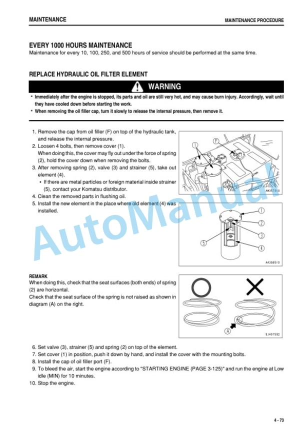 Komatsu PC1250-8R, PC1250SP-8R Hydraulic Excavator Operation and Maintenance Manual TEN00591-05 5 Komatsu PC1250-8R, PC1250SP-8R Hydraulic Excavator Operation and Maintenance Manual TEN00591-05 - Image 5