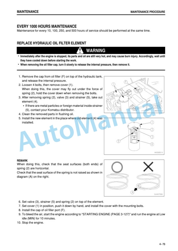 Komatsu PC1250-8R, PC1250SP-8R Hydraulic Excavator Operation and Maintenance Manual TEN00934-00 5 Komatsu PC1250-8R, PC1250SP-8R Hydraulic Excavator Operation and Maintenance Manual TEN00934-00 - Image 5
