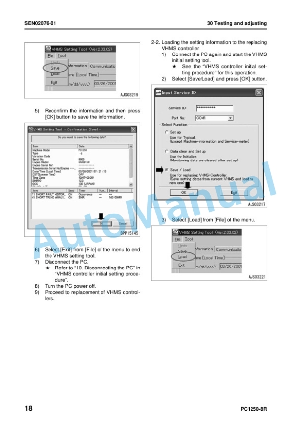Komatsu PC1250-8R, PC1250SP-8R Hydraulic Excavator Shop Manual SEN02048-24 3 Komatsu PC1250-8R, PC1250SP-8R Hydraulic Excavator Shop Manual SEN02048-24 - Image 3