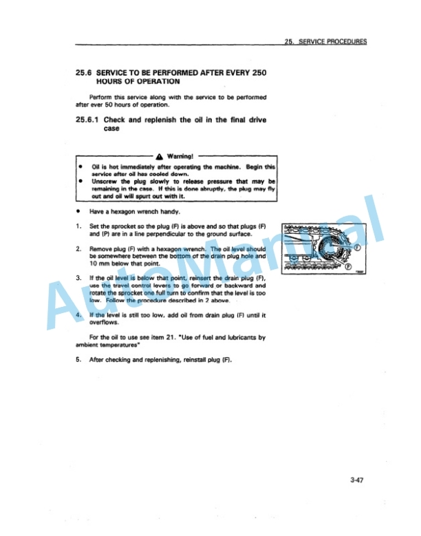 Komatsu PC128US-1 Hydraulic Excavator Operation and Maintenance Manual SEAM022200 5 Komatsu PC128US-1 Hydraulic Excavator Operation and Maintenance Manual SEAM022200 - Image 5