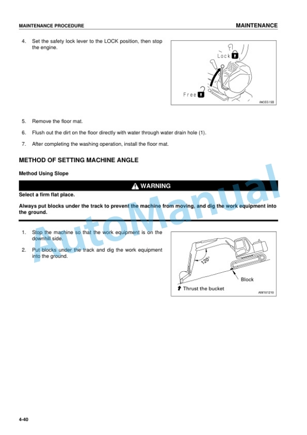 Komatsu PC128US-2 Hydraulic Excavator Operation and Maintenance Manual SEAM035404T 5 Komatsu PC128US-2 Hydraulic Excavator Operation and Maintenance Manual SEAM035404T - Image 5