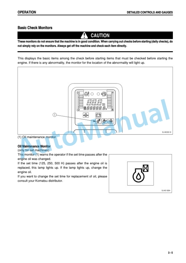 Komatsu PC128US-2, PC138USLC-2 Galeo Hydraulic Excavator Operation and Maintenance Manual SEAM049000T 2 Komatsu PC128US-2, PC138USLC-2 Galeo Hydraulic Excavator Operation and Maintenance Manual SEAM049000T - Image 2