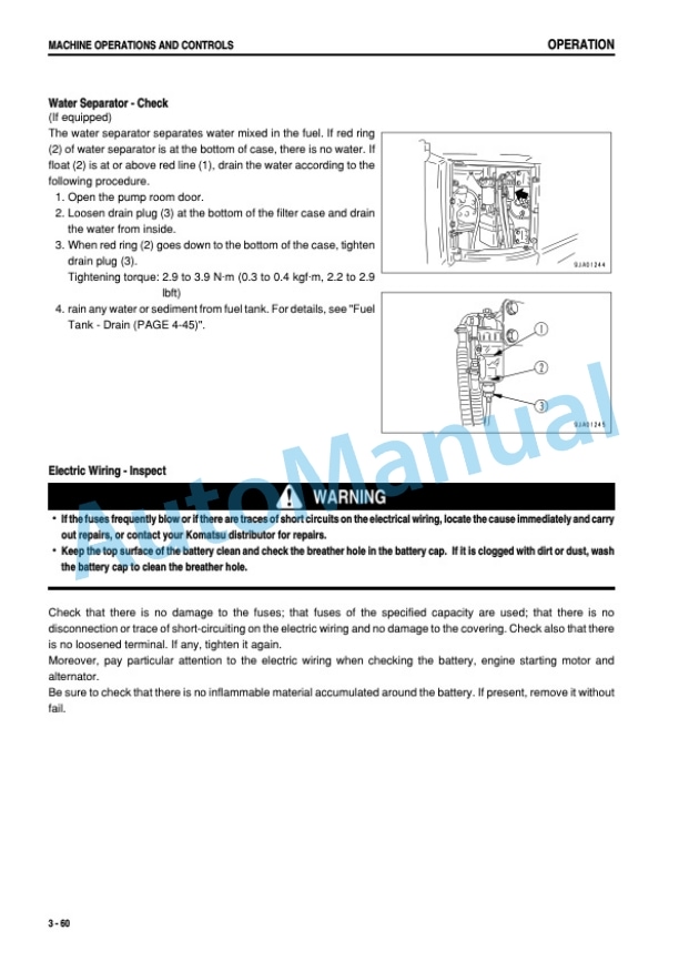 Komatsu PC128US-2, PC138USLC-2 Galeo Hydraulic Excavator Operation and Maintenance Manual SEAM049000T 3 Komatsu PC128US-2, PC138USLC-2 Galeo Hydraulic Excavator Operation and Maintenance Manual SEAM049000T - Image 3