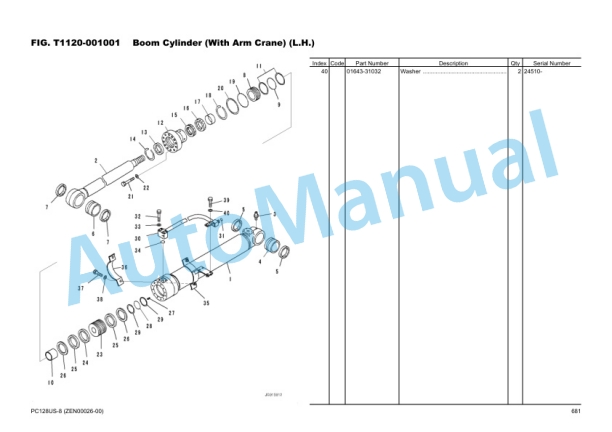 Komatsu PC128US-8, SAA4D95LE-5A Parts Manual ZEN00026-00 5 Komatsu PC128US-8, SAA4D95LE-5A Parts Manual ZEN00026-00-5
