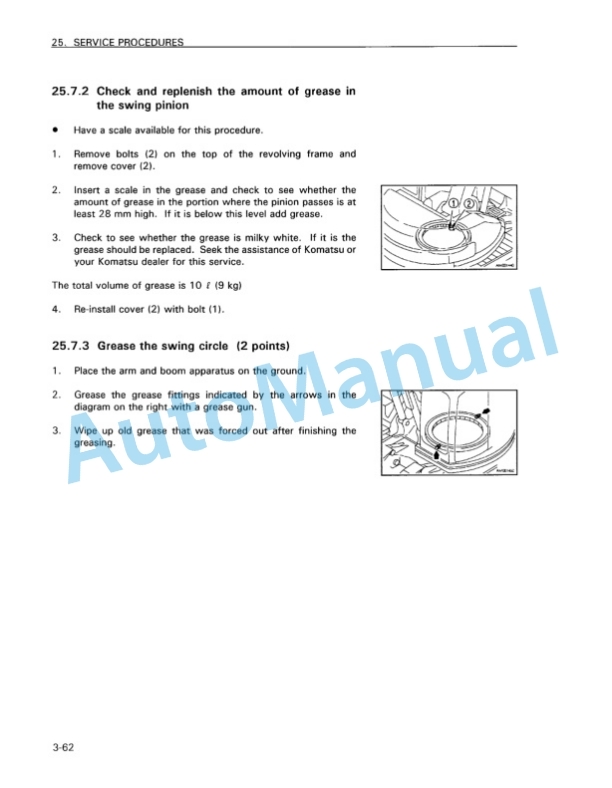 Komatsu PC128UU-1 Avance Hydraulic Excavator Operation and Maintenance Manual CEAM004200 5 Komatsu PC128UU-1 Avance Hydraulic Excavator Operation and Maintenance Manual CEAM004200 - Image 5