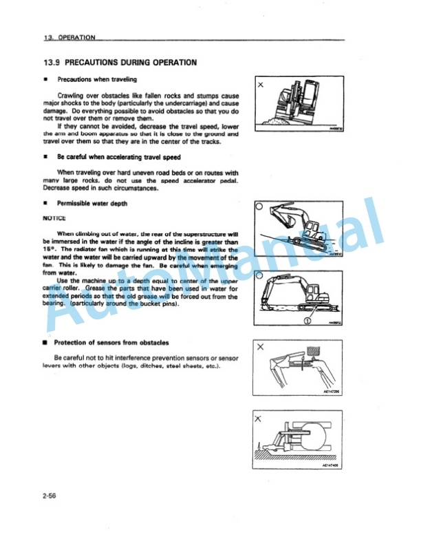 Komatsu PC128UU-1 Hydraulic Excavator Operation and Maintenance Manual SEAM023300 3 Komatsu PC128UU-1 Hydraulic Excavator Operation and Maintenance Manual SEAM023300 - Image 3
