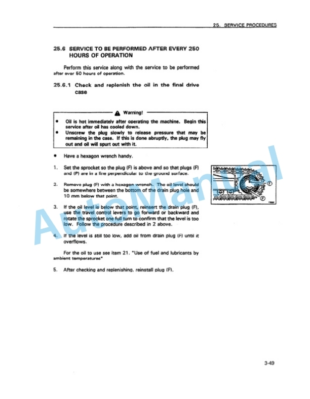 Komatsu PC128UU-1 Hydraulic Excavator Operation and Maintenance Manual SEAM023300 5 Komatsu PC128UU-1 Hydraulic Excavator Operation and Maintenance Manual SEAM023300 - Image 5