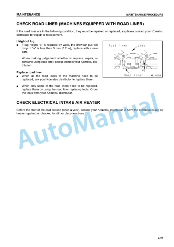 Komatsu PC128UU-2 Hydraulic Excavator Operation and Maintenance Manual SEAM035503T 5 Komatsu PC128UU-2 Hydraulic Excavator Operation and Maintenance Manual SEAM035503T - Image 5