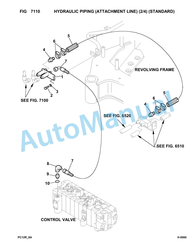 Komatsu PC12R-8 Hydraulic Excavator Parts Manual F31605-Up 5 Komatsu PC12R-8 Hydraulic Excavator Parts Manual F31605-Up-5