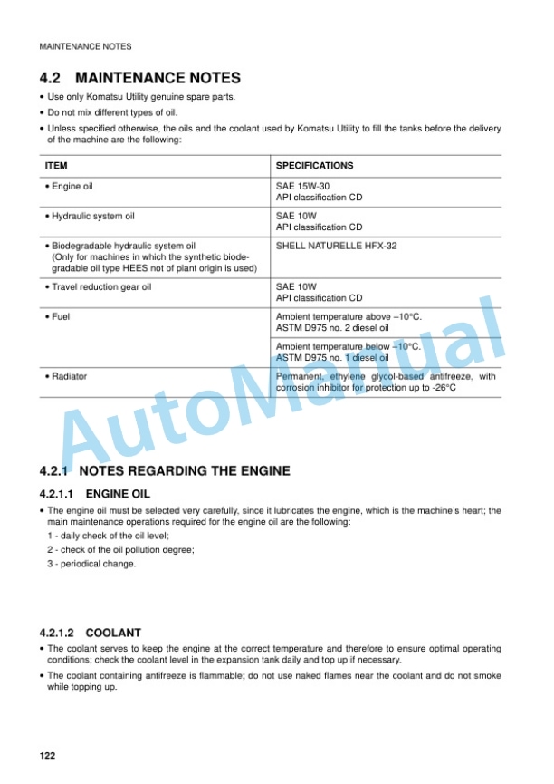 Komatsu PC12R-8, PC12R-8HS, PC15R-8, PC15R-8HS Hydraulic Excavator Operation and Maintenance Manual WEAM002702 4 Komatsu PC12R-8, PC12R-8HS, PC15R-8, PC15R-8HS Hydraulic Excavator Operation and Maintenance Manual WEAM002702 - Image 4