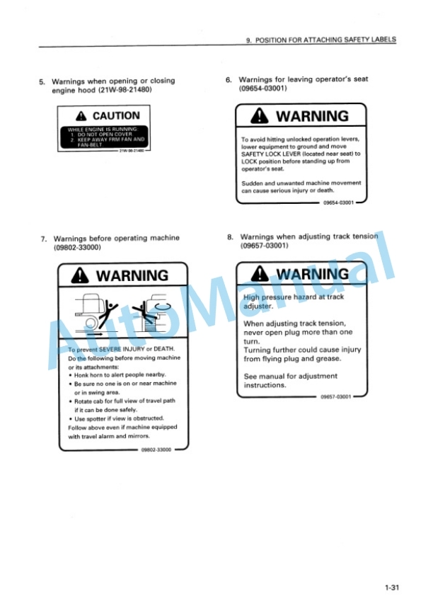 Komatsu PC12R-8, PC15R-8 Hydraulic Excavator Operation and Maintenance Manual SEAM015102T 2 Komatsu PC12R-8, PC15R-8 Hydraulic Excavator Operation and Maintenance Manual SEAM015102T - Image 2