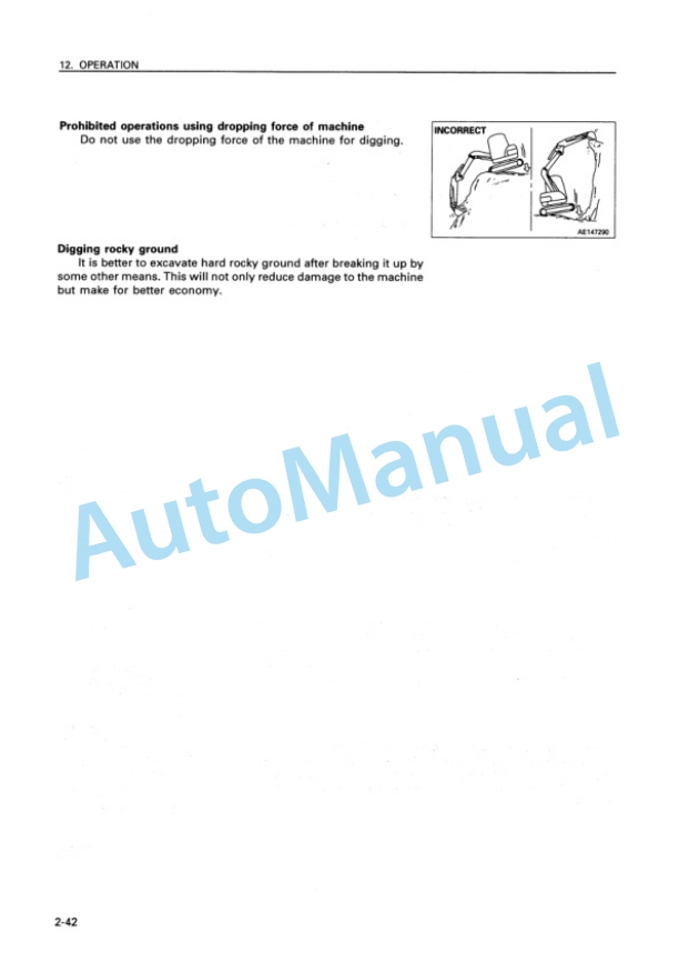 Komatsu PC12R-8, PC15R-8 Hydraulic Excavator Operation and Maintenance Manual SEAM015102T 3 Komatsu PC12R-8, PC15R-8 Hydraulic Excavator Operation and Maintenance Manual SEAM015102T - Image 3