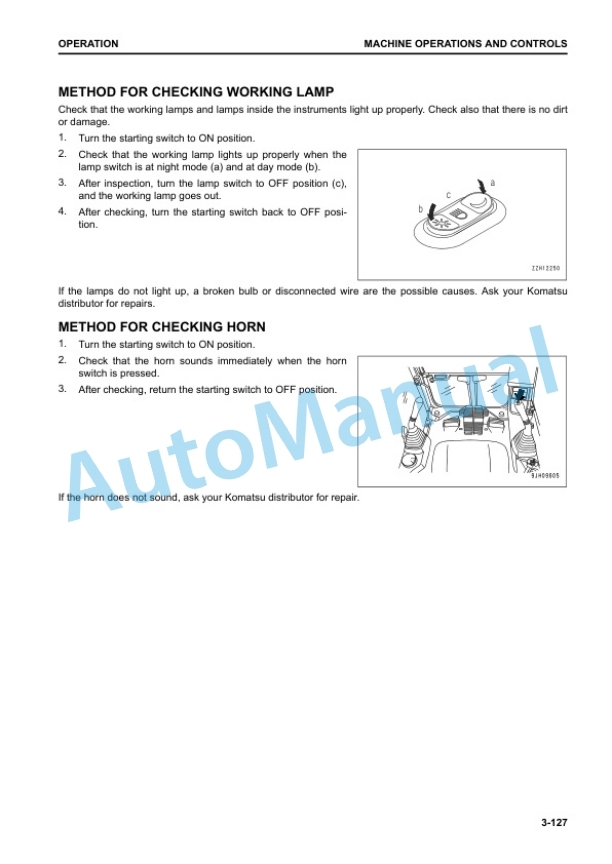 Komatsu PC130-10M0 Hydraulic Excavator Operation and Maintenance Manual PEN01495-07 3 Komatsu PC130-10M0 Hydraulic Excavator Operation and Maintenance Manual PEN01495-07 - Image 3