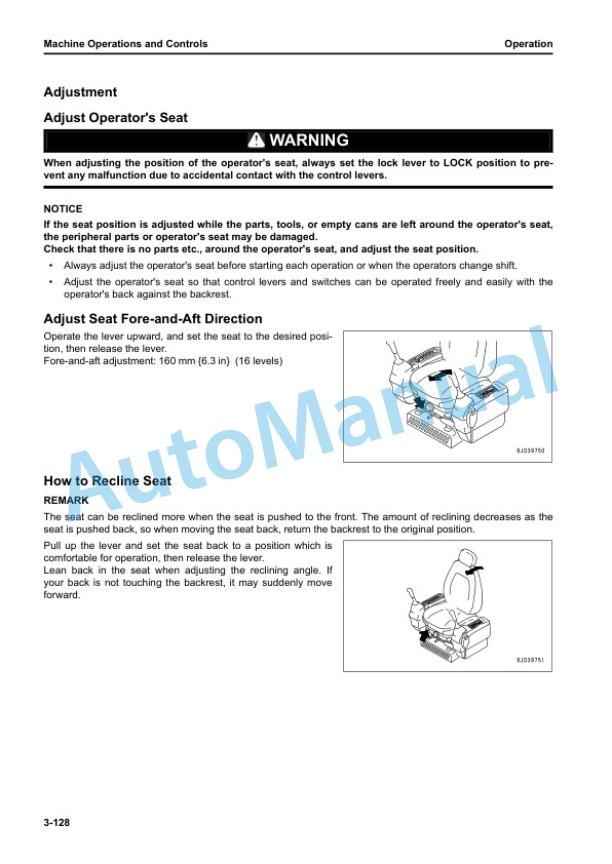 Komatsu PC130-10M0 Hydraulic Excavator Operation and Maintenance Manual PEN01495-08 3 Komatsu PC130-10M0 Hydraulic Excavator Operation and Maintenance Manual PEN01495-08 - Image 3