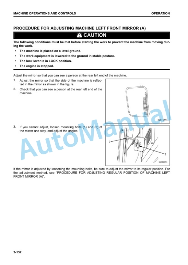 Komatsu PC130-10M0 Hydraulic Excavator Operation and Maintenance Manual PENC1495-06 3 Komatsu PC130-10M0 Hydraulic Excavator Operation and Maintenance Manual PENC1495-06 - Image 3