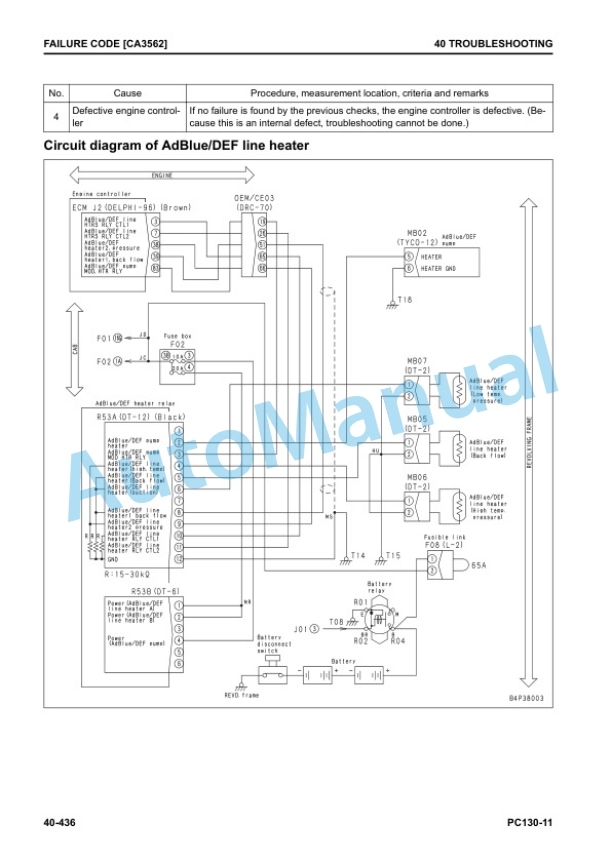 Komatsu PC130-11 Hydraulic Excavator Shop Manual SEN06804-00 3 Komatsu PC130-11 Hydraulic Excavator Shop Manual SEN06804-00 - Image 3