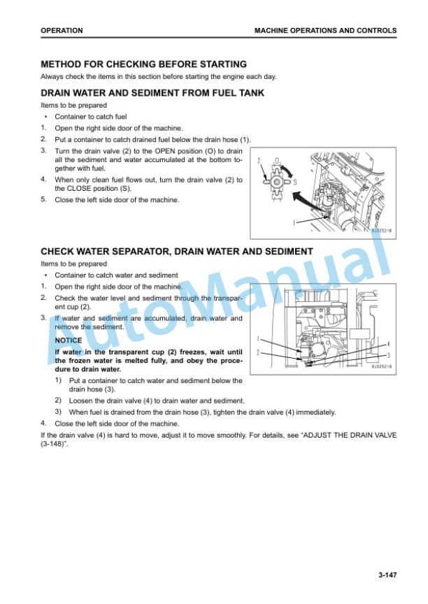 Komatsu PC130-11, PC130LC-11 Hydraulic Excavator Operation and Maintenance Manual TEN01088-01 3 Komatsu PC130-11, PC130LC-11 Hydraulic Excavator Operation and Maintenance Manual TEN01088-01 - Image 3