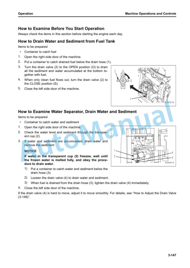 Komatsu PC130-11, PC130LC-11 Hydraulic Excavator Operation and Maintenance Manual TEN01088-02 3 Komatsu PC130-11, PC130LC-11 Hydraulic Excavator Operation and Maintenance Manual TEN01088-02 - Image 3