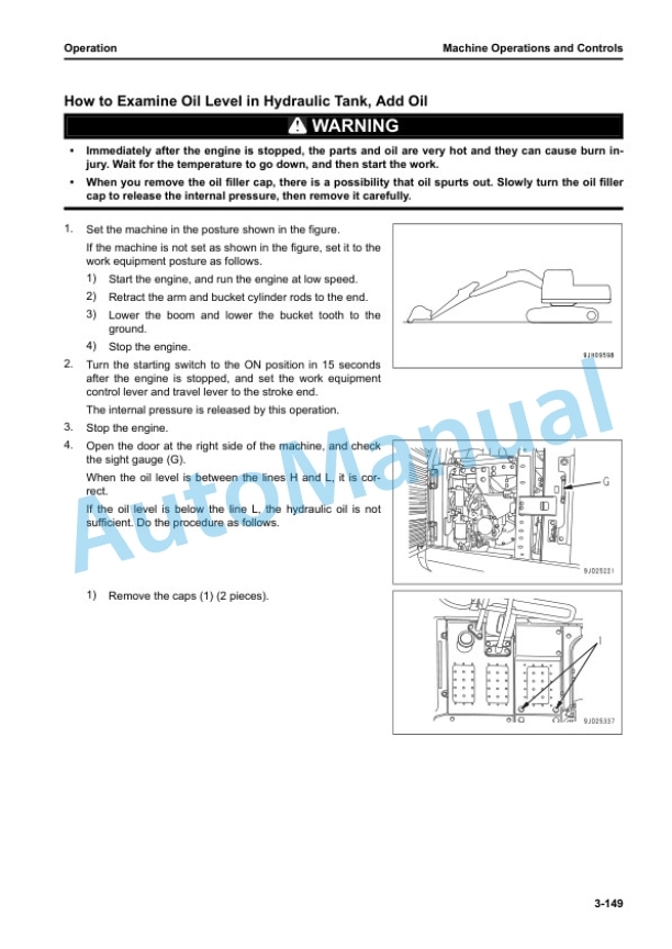 Komatsu PC130-11, PC130LC-11 Hydraulic Excavator Operation and Maintenance Manual TEN01148-00 3 Komatsu PC130-11, PC130LC-11 Hydraulic Excavator Operation and Maintenance Manual TEN01148-00 - Image 3