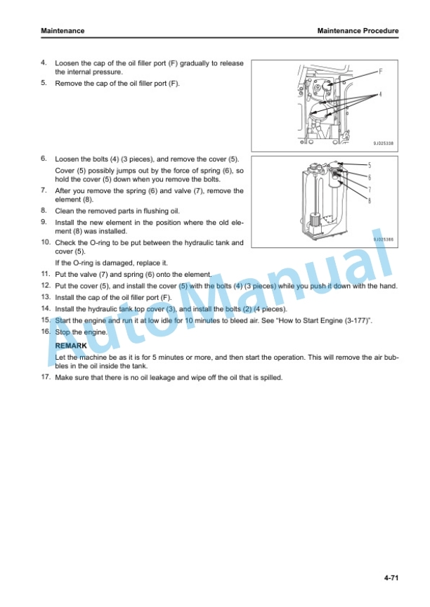 Komatsu PC130-11, PC130LC-11 Hydraulic Excavator Operation and Maintenance Manual TEN01148-00 5 Komatsu PC130-11, PC130LC-11 Hydraulic Excavator Operation and Maintenance Manual TEN01148-00 - Image 5
