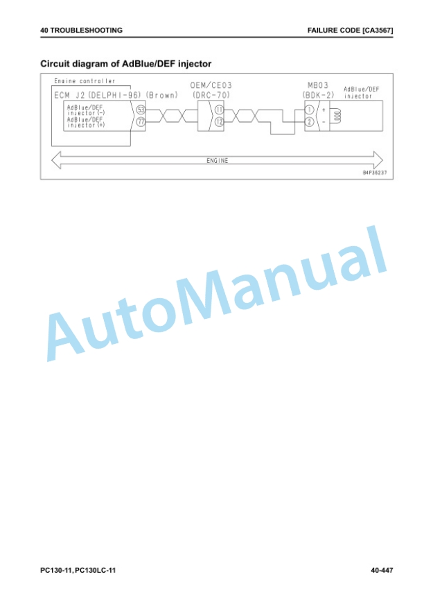 Komatsu PC130-11, PC130LC-11 Hydraulic Excavator Shop Manual SEN06947-00 3 Komatsu PC130-11, PC130LC-11 Hydraulic Excavator Shop Manual SEN06947-00 - Image 3