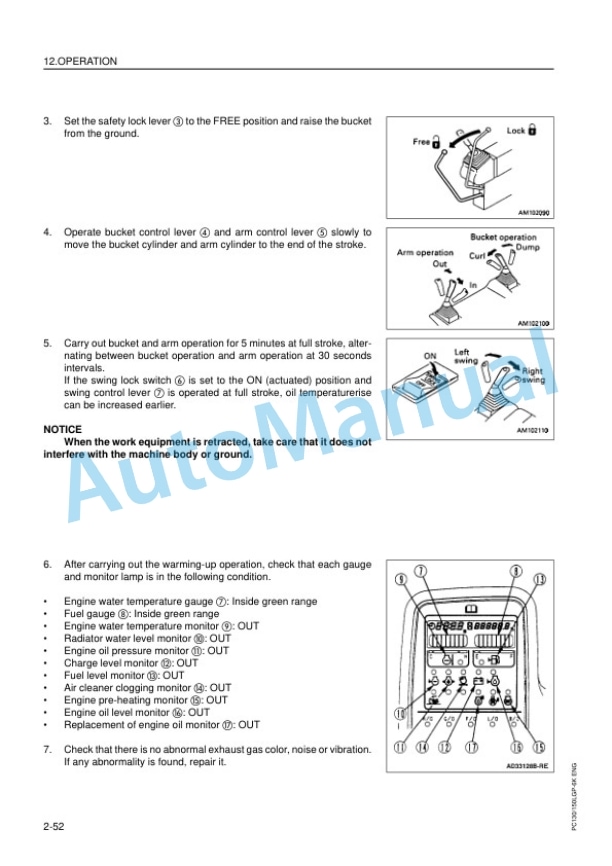 Komatsu PC130-6K, PC150LGP-6K Hydraulic Excavator Operation and Maintenance Manual UEAM000602 3 Komatsu PC130-6K, PC150LGP-6K Hydraulic Excavator Operation and Maintenance Manual UEAM000602 - Image 3