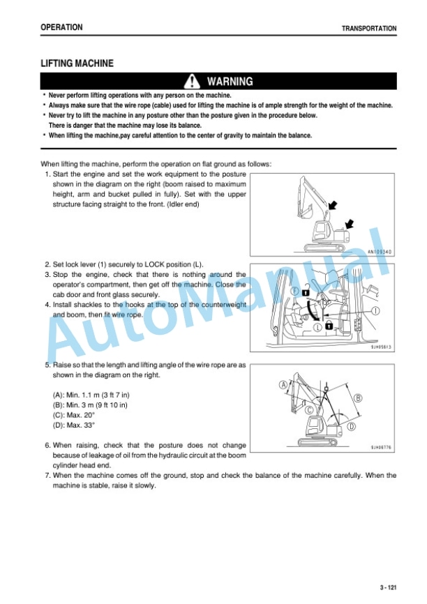 Komatsu PC130-7 Hydraulic Excavator Operation and Maintenance Manual TEN00166-03 4 Komatsu PC130-7 Hydraulic Excavator Operation and Maintenance Manual TEN00166-03 - Image 4