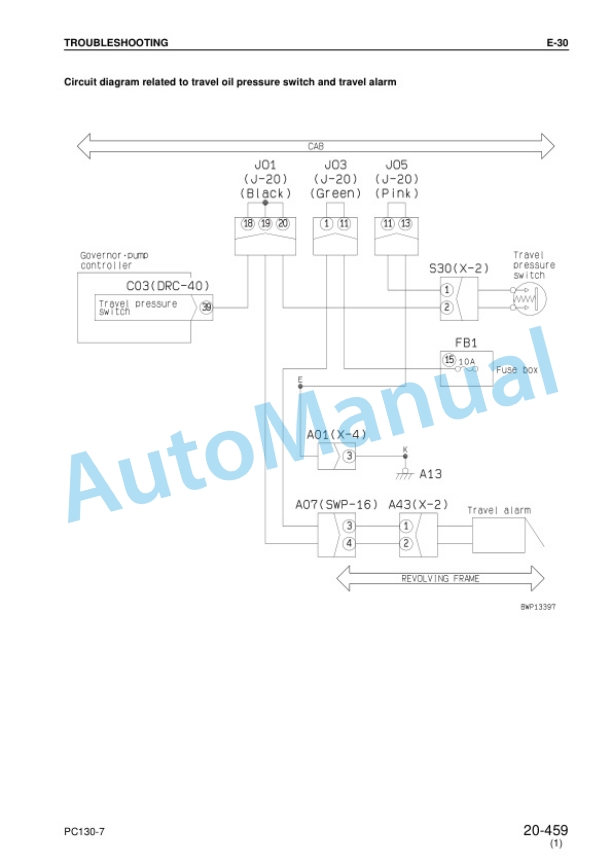 Komatsu PC130-7 Hydraulic Excavator Shop Manual SEBM036301 5 Komatsu PC130-7 Hydraulic Excavator Shop Manual SEBM036301 - Image 5