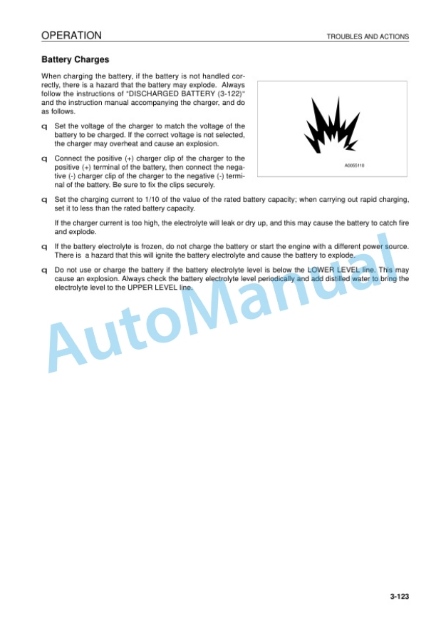 Komatsu PC130-7K Hydraulic Excavator Operation and Maintenance Manual UEAM003601 4 Komatsu PC130-7K Hydraulic Excavator Operation and Maintenance Manual UEAM003601 - Image 4