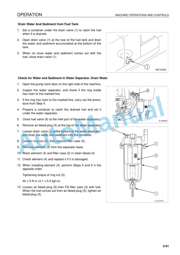 Komatsu PC130-7K Hydraulic Excavator Operation and Maintenance Manual UEAM003602 3 Komatsu PC130-7K Hydraulic Excavator Operation and Maintenance Manual UEAM003602 - Image 3